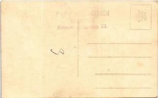 Budapest XXII. Budafok, kéményseprők. Papp fotóműterem. photo