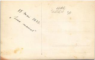 1932 Arad, színházi előadás, balerinák / theatre play, ballet dancers. photo (vágott / cut)