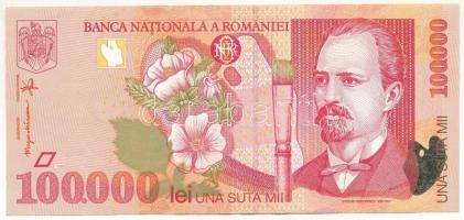 Románia 1998. 100.000L T:F szép papír Romania 1998. 100.000 Lei C:F fine paper Krause P#110