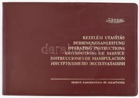 Ikarus 260.46 és 280.49 típusú autóbuszok kezelési és karbantartási utasítása. Bp., 1992, Ikarus Járműgyártó Rt. Kiadói műbőr-kötés. Megjelent 150 példányban.