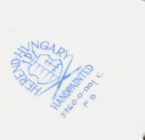 Herendi madár. Jelzett, kézzel festett, hibátlan, m: 13 cm