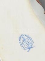 Herendi Viktória mintás cipőcske. Jelzett, hibátlan, h: 10,5 cm