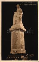 Csatád, Lenauheim (Temes); Krieger-Denkmal / Hősök szobra, emlékmű / WWI K.u.K. military monument. p...