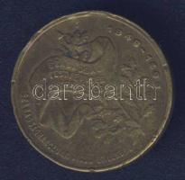 1898. "Szabadságharczunk dicső emlékére" Br emlékérem T:2 ph