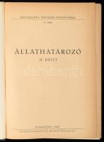 Móczár László: Állathatározó. II. köt. Szerk.: - -. Szocialista Nevelés Könyvtára 8. szám. Bp., 1950...