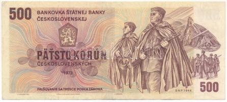 Csehszlovákia 1973. 500K T:F  Czechoslovakia 1973. 500 Korun C:F  Krause P#93