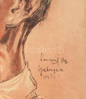 1916 Galícia, A tüzérparancsnok, karikatúra, litográfia, Lengyel Lipót Műintézet, lapszéli szakadáss...