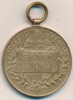 1898. "Jubileumi Emlékérem a Fegyveres Erő Számára / Signum memoriae (AVSTR)" bronz kitünt...