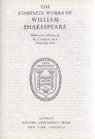 Shakespeare, William: 
The Complete Works of William Shakespeare. Edited with a Glossary by W. J. C...