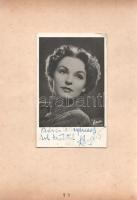 Déry Sári (1911-1952) színésznő dedikált fényképe: ,,Kedves csillagomnak sok szeretettel Déry Sári&q...