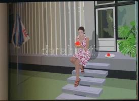 Weiler Péter: Üdvözlet Aligáról - modern képeslapfüzet 14 kéepslappal