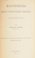 Németh Péter: Magyarország Szent László király idejében. Jogtörténeti rajz. Bp., 1895, (Franklin-ny.), 24 p. Átkötött papírkötés, bekötött elülső papírborítóval, foltos.