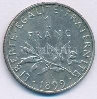 Franciaország 1899. 1Fr Ag T:VF France 1899. 1 Franc Ag C:VF Krause KM#844