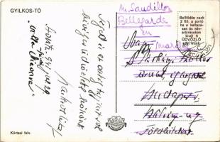 1941 Gyilkos-tó, Ghilcos, Lacul Rosu; vízesés / waterfall