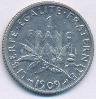 Franciaország 1909. 1Fr Ag T:VF,F France 1909. 1 Franc Ag C:VF,F  Krause KM#844