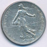 Franciaország 1917. 1Fr Ag T:VF
France 1917. 1 Franc Ag C:VF 
Krause KM#844