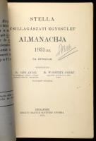 Tass Antal - Wodetzky József: Stella Csillagászati Egyesület almanachja 1931-re. VII. évf. Szerk.: -...