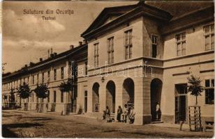 1925 Oravicabánya, Oravica, Oravicza, Oravita; Teatrul / Színház. Felix Weiss kiadása / theatre (lyuk / pinhole)