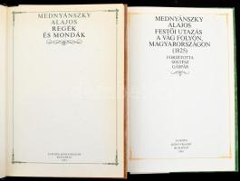 Mednyánszky Alajos 2 műve: Festői utazás a Vág folyón, Magyarországon (1825). + Regék és mondák. For...
