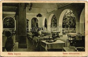 Lippafüred, Lippafürdő, Baile Lipova (Temes, Timis); Terasa restaurantului / Étterem terasza / restaurant terrace (EK)