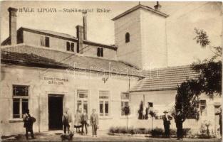 1931 Lippafüred, Lippafürdő, Baile Lipova (Temes, Timis); Stabilimentul Bailor, Directiunea Bailor / Fürdőigazgatóság épülete / building of the spa directorate (EK)