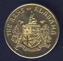 USA DN "Geurge C. Wallace Alabama államért" Al emlékérem (aranyozva) T:1