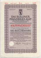 Németország / Weimar Köztársaság / Drezda 1928. &quot;Szász Földhitel Intézet&quot; jelzáloglevele 500M-ról, vízjeles papíron, szárazpecséttel, lyukasztással érvénytelenítve + Német Harmadik Birodalom 1942. &quot;Berlini Kötvényhivatal&quot; 4%-os kötvénye 100M-ról, vízjeles papíron, lyukasztással érvénytelenítve T:AU sarokhajlások Germany / Weimar Republic / Dresden 1928. &quot;Sächsischen Bodencreditanstalt&quot; debenture about 500 Goldmark, on watermarked paper with embossed stamp, cancelled by perforation + Berlin 1942. &quot;Bond Office of Berlin&quot; 4% bond about 100 Reichsmark, on watermarked paper with embossed stamp, cancelled by perforation C:AU corner creases