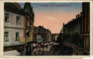 Przemysl, Ul. Franciszkánska II / street, shops of Adolf Baranowski and Pauliny Scherz, M. Krug (EM)