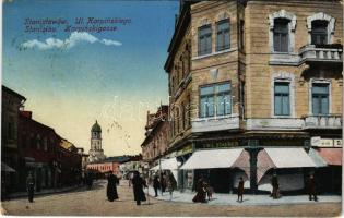 Ivano-Frankivsk, Stanislawów, Stanislau; Ul. Karpinskiego / street, shop of Emil Stauber (EK)