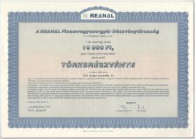 Szombathely 1938. "Szombathelyi Takarékpénztár Részvénytársaság" részvénye 50P-ről, szelvé...