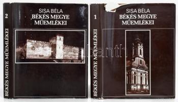 Sisa Béla: Békés megye műemlékei I-II. köt. Békéscsaba, 1981, Békés megyei Tanács V. B. Művelődésügyi Osztálya. Fekete-fehér képekkel illusztrálva. Kiadói egészvászon-kötés, sérült kiadói papír védőborítóban. Megjelent 4000 példányban.