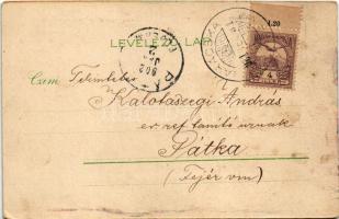 1902 Szép nót a magyar nóta, bor kell hozzá és nem kotta. Cigány húzza, legény bőgi, verse új, de mó...