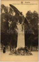 Bruxelles, Brussels; Monument érigé en l'honneur des aviateurs morts pour la Patrie