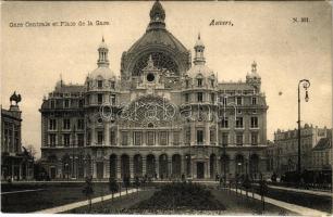 Antwerpen, Anvers; Gare Centrale et Place de la Gare / railway station