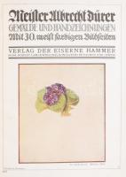 Meister Albrecht Dürer. Gemälde und Handzeichnungen. Königstein im Taunus-Leipzig, é.n. (cca 1930), Verlag der Eiserne Hammer, 32 p. Fekete-fehér és színes képekkel, Albrecht Dürer munkáinak reprodukcióival illusztrálva. Német nyelven. Korabeli félvászon-kötésben.