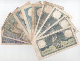 Románia 1944-1992. 100L-100.000L (11db, 7xklf) T:F,VG
Romania 1944-1992. 100 Lei - 100.000 Lei (11p...