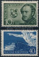 1941 Széchenyi 10f és 40f az ismert tévnyomatokkal (5.500)