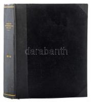 1937-1939 Országos Orvoskammarai Közlöny I-III. évf. Szerk.: Bakács György. Átkötött félvászon-kötés...