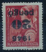 1945 Kisegítő 20P/30f fordított felülnyomással (25.000)