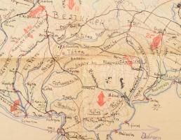 Az I. világháború hadszínterei (a keleti hadszíntér, a nyugati és déli hadszíntér, északi hadszíntér...