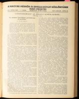 1931 - 1932 A Magyar Mérnök- és Építész-Egylet közlönye LXV. évf. 1-52. sz. Szerk.: Fejér Gyula, Maj...