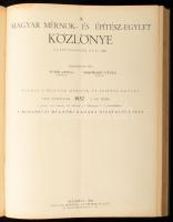 1931 - 1932 A Magyar Mérnök- és Építész-Egylet közlönye LXV. évf. 1-52. sz. Szerk.: Fejér Gyula, Maj...