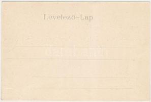 Nagyszalonta, Salonta; Csonka torony, kávéház, takarékpénztár. Csathó Gábor és társa kiadása / tower...