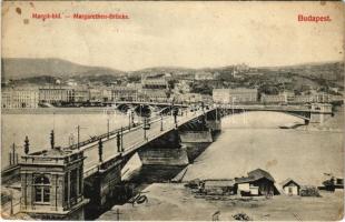 1909 Budapest, Margit híd, Margitsziget, Rózsadomb (EK)