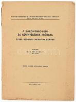 Rédl Rezső: A Bakonyhegység és környékének flórája. Magyar Flóraművek V. Veszprém, 1942, (Egyházmegyei-ny.), 157+(3) p.+ 1 (kihajtható térkép) t. Egyetlen kiadás. Kiadói papírkötés, sérült, kissé hiányos borítóval és gerinccel, belül jó állapotban. Ritka botanikai szakmunka!