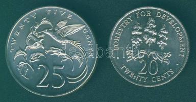Jamaica 1973. 25c + 1976. 20c "FAO" T:2