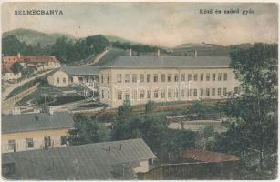 Selmecbánya, Schemnitz, Banská Stiavnica; Kötő és szövő gyár. Grohmann kiadása / knitting and weaving factory (fl)