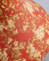 Tófej váza. Jelzett, m: 22 cm