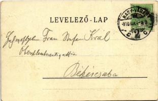 1910 Nagyvárad, Oradea; Nagy piactér, üzletek / market square, shops (EB)