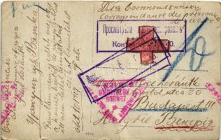 1917 Osztrák-magyar katonák orosz hadifogságban / WWI Austro-Hungarian K.u.K. military, POWs (prison...